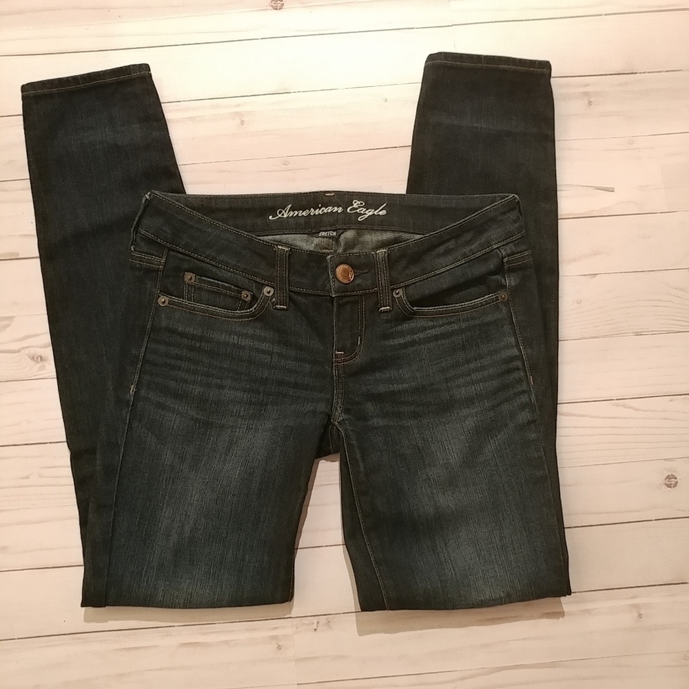 AE stretch super skinny jeans-0